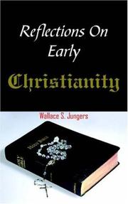 Cover of: Reflections On Early Christianity