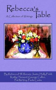Cover of: Rebecca's Table by Rebecca Hill