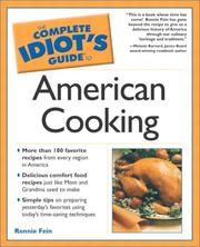 Cover of: The Complete Idiot's Guide to American Cooking