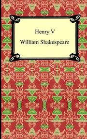 Cover of: Henry V by William Shakespeare