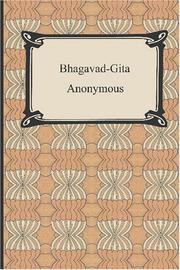 Cover of: Bhagavad-Gita by Vyasa, Anonymous