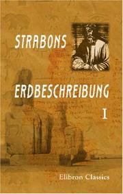 Cover of: Strabons Erdbeschreibung: Erster Teil