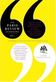 Cover of: The Paris Review Interviews, I (Paris Review Interviews) by The Paris Review