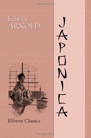 Cover of: Japonica by Edwin Arnold