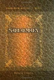 Cover of: Solomon: His Life and Times