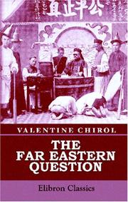 Cover of: The Far Eastern Question
