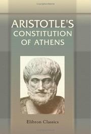 Cover of: Aristotle's Constitution of Athens by Aristotle