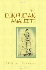 Cover of: The Confucian Analects by Confucius