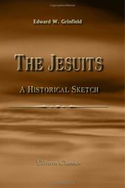 Cover of: The Jesuits: A Historical Sketch