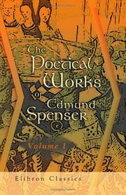 Cover of: The Poetical Works of Edmund Spenser by Edmund Spenser