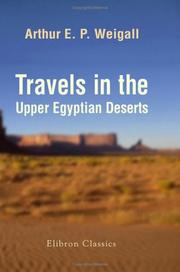 Cover of: Travels in the Upper Egyptian Deserts