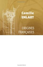 Cover of: Origines françaises de l'architecture gothique en Italie
