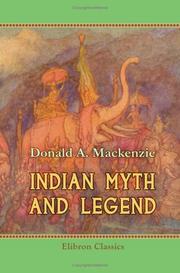 Indian myth and legend by Donald Alexander Mackenzie