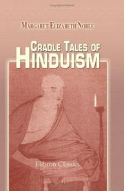 Cover of: Cradle Tales of Hinduism by Margaret Elizabeth Noble