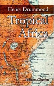 Cover of: Tropical Africa by Henry Drummond