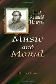 Cover of: Music and Morals