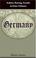 Cover of: Germany