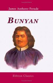 Cover of: Bunyan by James Anthony Froude