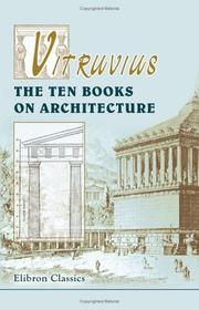 Cover of: Vitruvius. The Ten Books on Architecture by Vitruvius Pollio