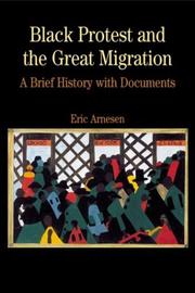 Cover of: Black protest and the great migration: a brief history with documents