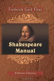 Shakespeare manual by Frederick Gard Fleay