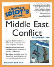Cover of: The Complete Idiot's Guide to Middle East Conflict by Mitchell Geoffrey Bard