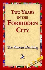 Cover of: Two Years in the Forbidden City by Princess Der Ling