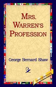 Cover of: Mrs. Warren's Profession by George Bernard Shaw