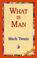 Cover of: What Is Man