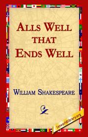 Cover of: Allswell That Endswell by William Shakespeare