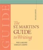 Cover of: The St. Martin's guide to writing