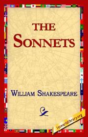 Cover of: The Sonnets by William Shakespeare