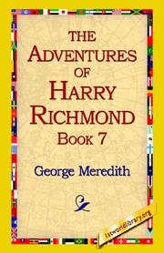 Cover of: The Adventures of Harry Richmond, Book 7 by George Meredith