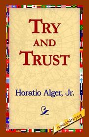 Try and Trust by Horatio Alger, Jr.