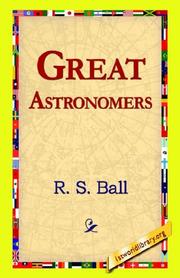 Cover of: Great Astronomers by Robert S. Ball