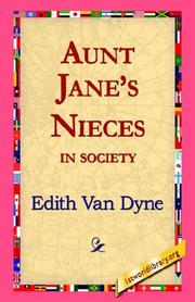 Cover of: Aunt Jane's Nieces in Society by L. Frank Baum, L. Frank Baum