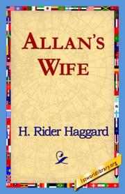 Cover of: Allan's Wife by H. Rider Haggard