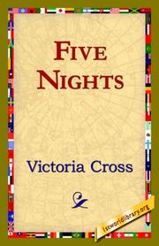 Cover of: Five Nights | Victoria Cross