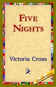 Cover of: Five Nights by Victoria Cross, Victoria Cross