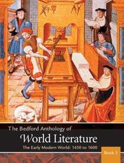 Cover of: The Bedford anthology of world literature | 