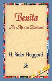 Cover of: Benita, An African Romance by H. Rider Haggard