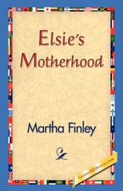 Cover of Elsie's Motherhood