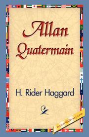 Cover of: Allan Quatermain by H. Rider Haggard