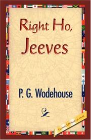 Cover of: Right Ho, Jeeves by P. G. Wodehouse