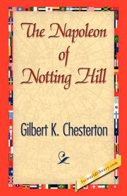 Cover of: The Napoleon of Notting Hill by Gilbert Keith Chesterton