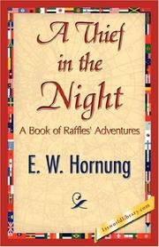 Cover of: A Thief in the Night by E. W. Hornung