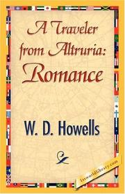 Cover of: A Traveler from Altruria: Romance