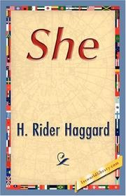 Cover of: She by H. Rider Haggard