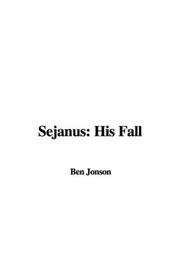 Cover of: Sejanus by Ben Jonson