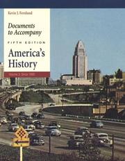 Cover of: Documents to Accompany America's History, Volume 2: Since 1865